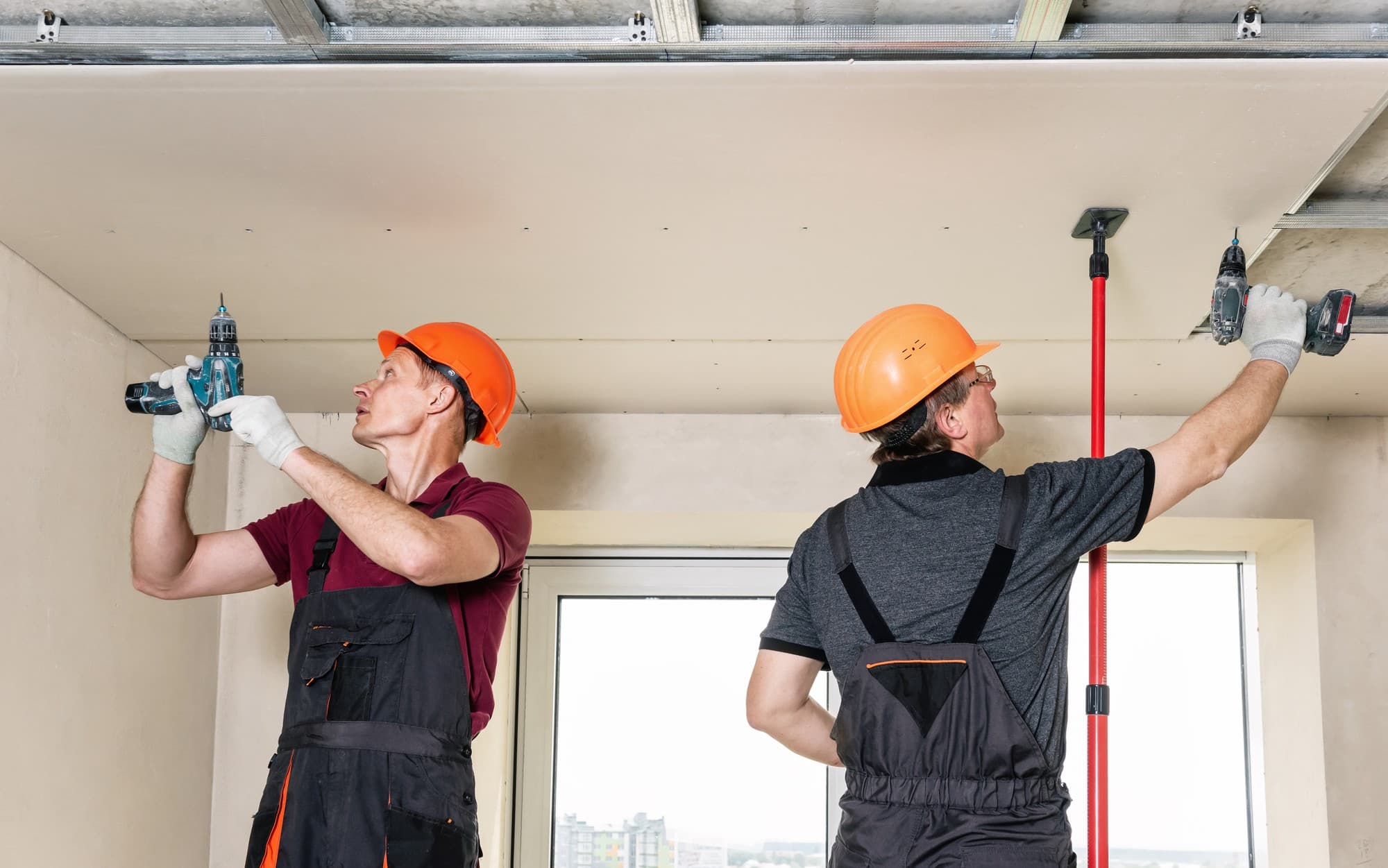 Wall and ceiling lining practical work